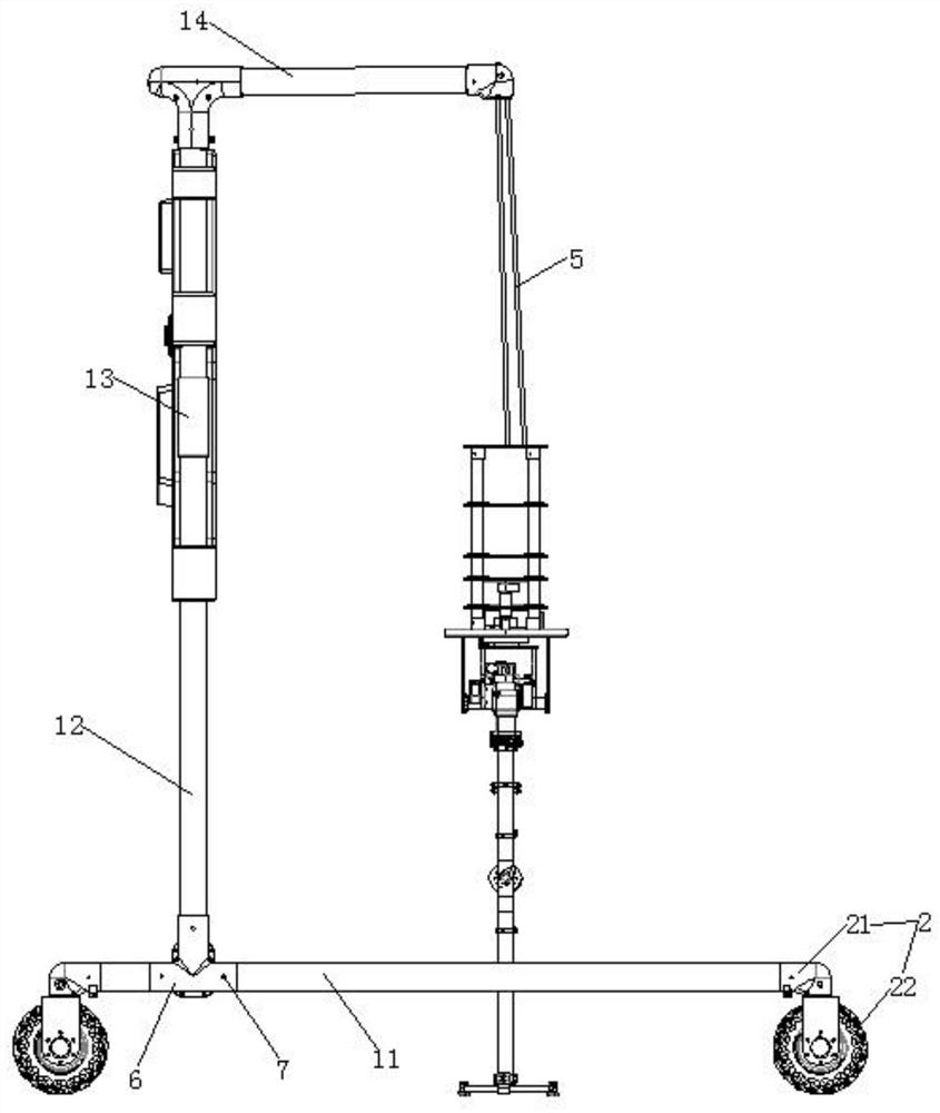 Movable microgravity environment simulation device