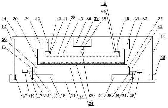 Gluing antiglare processing device for LED (Light Emitting Diode) lamp module