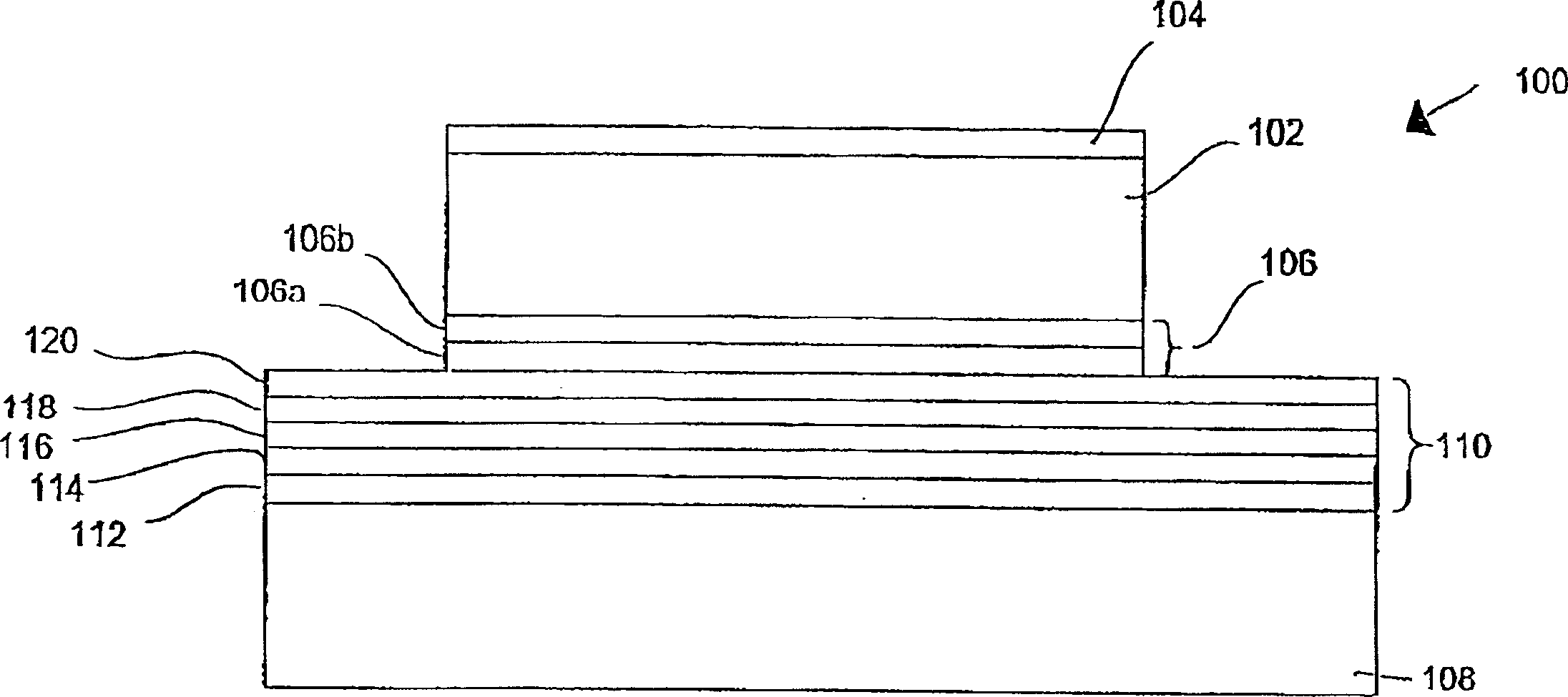 Acoustic reflector for a baw resonator