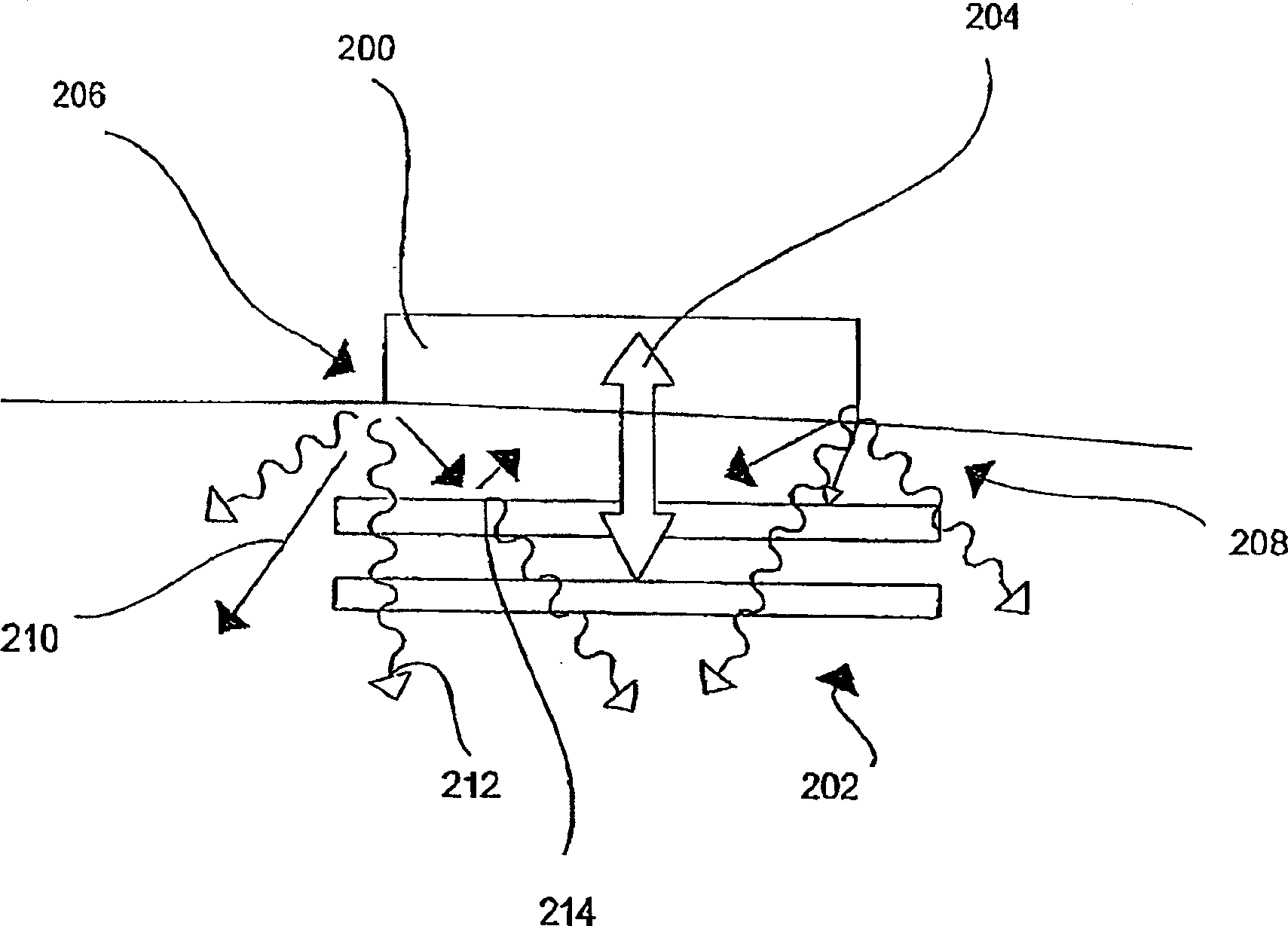 Acoustic reflector for a baw resonator