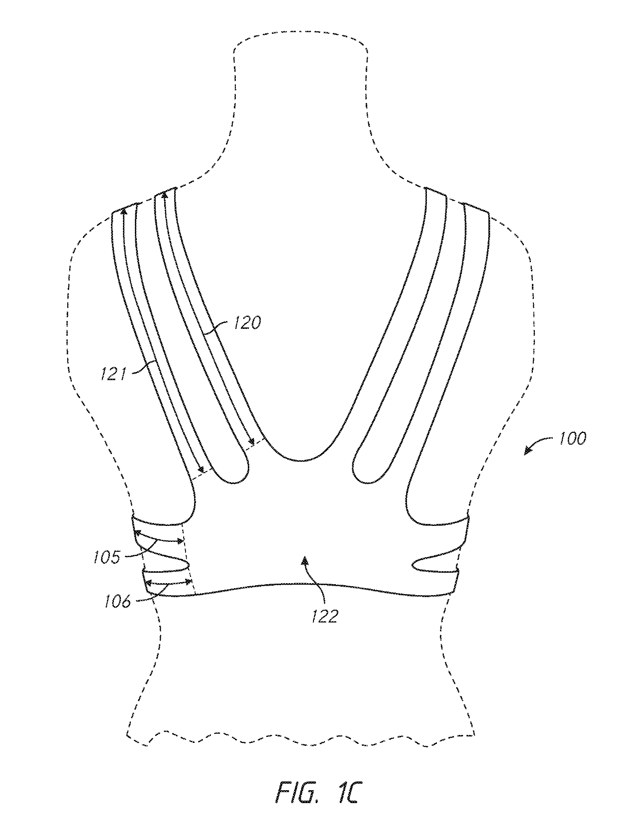 Pressure-distributing undergarment