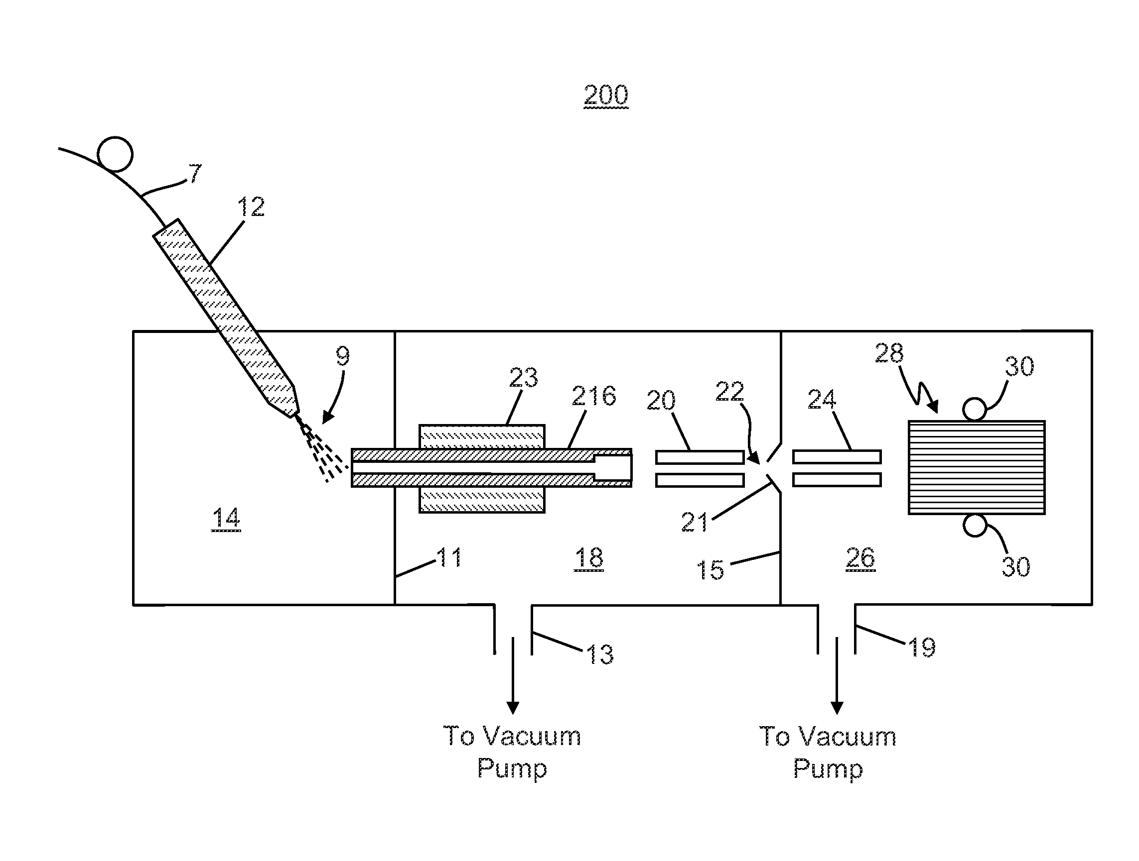 Method and apparatus for an ion transfer tube and mass spectrometer system using same