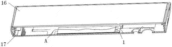 A piezoelectric sounding structure and mobile terminal