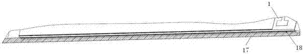 A piezoelectric sounding structure and mobile terminal