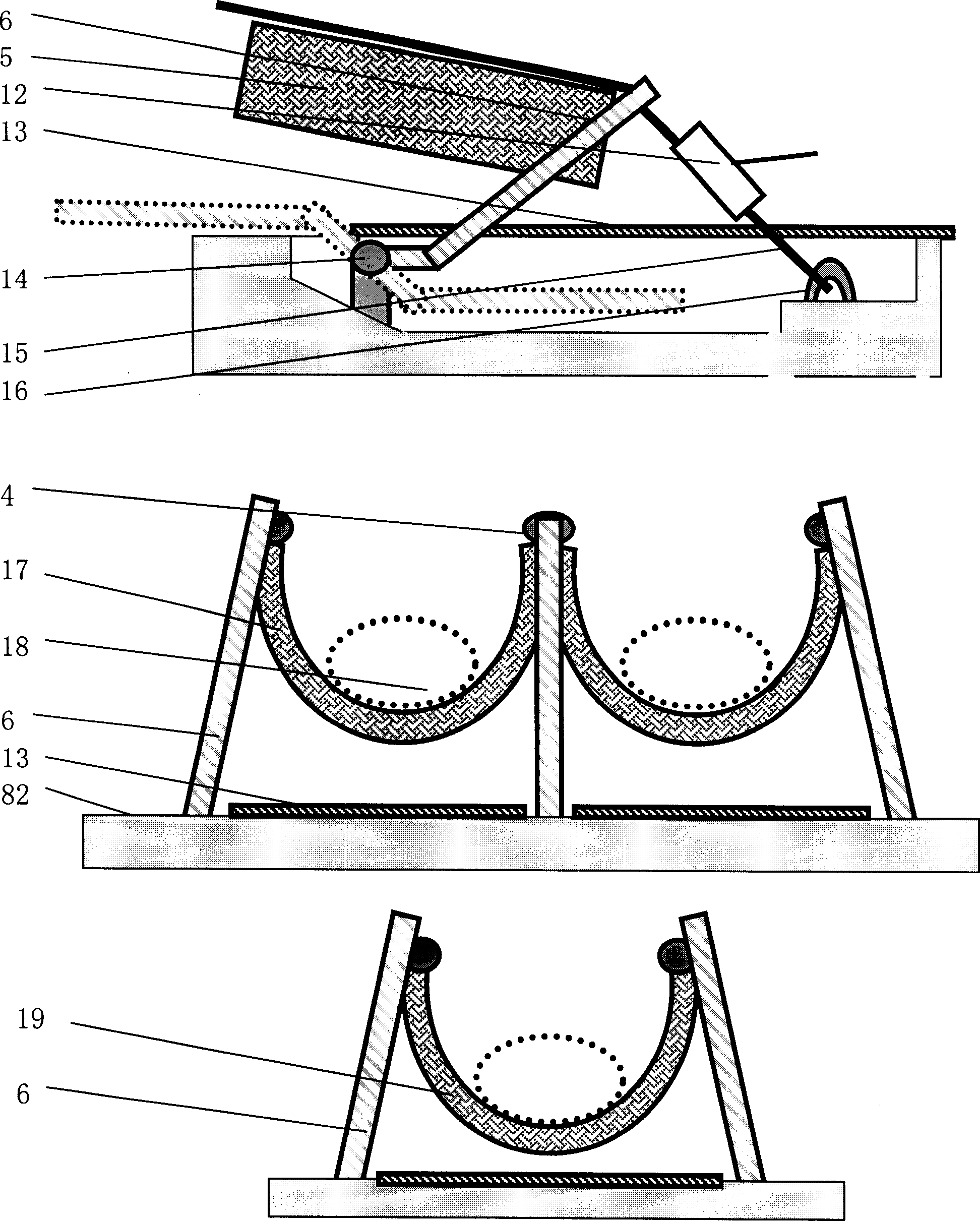 Slide type life-saving equipment