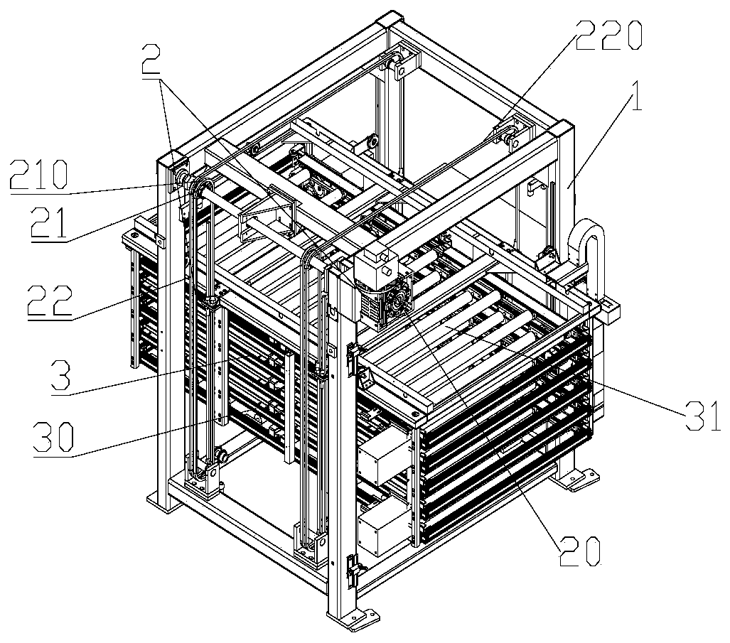 Intelligent three-dimensional warehouse capable of realizing automatic storage