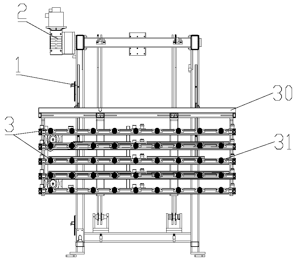 Intelligent three-dimensional warehouse capable of realizing automatic storage