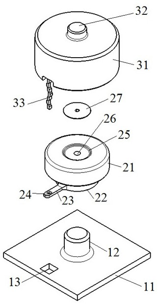 Transformer contra-angle ring press