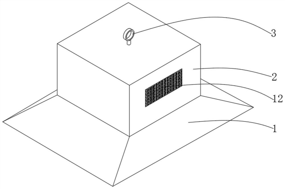 High-heat-dissipation type anti-explosion LED (light-emitting diode) industrial illuminating lamp