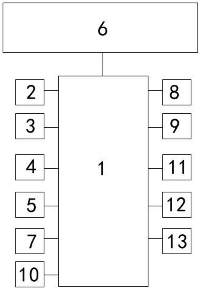 Vehicle following safety distance intelligent alarm system