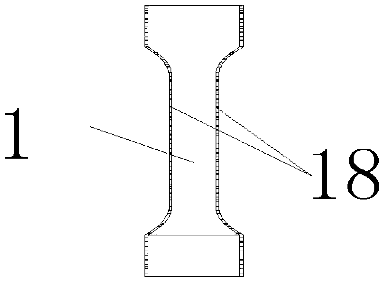 Experimental system for coupling of seepage and stress in rock tensile state