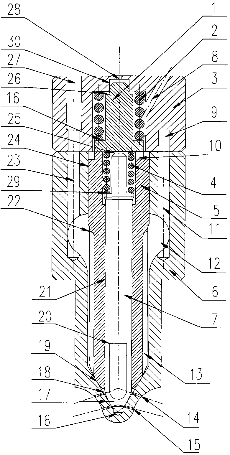 Dual-valve orifice-area-variable fuel nozzle