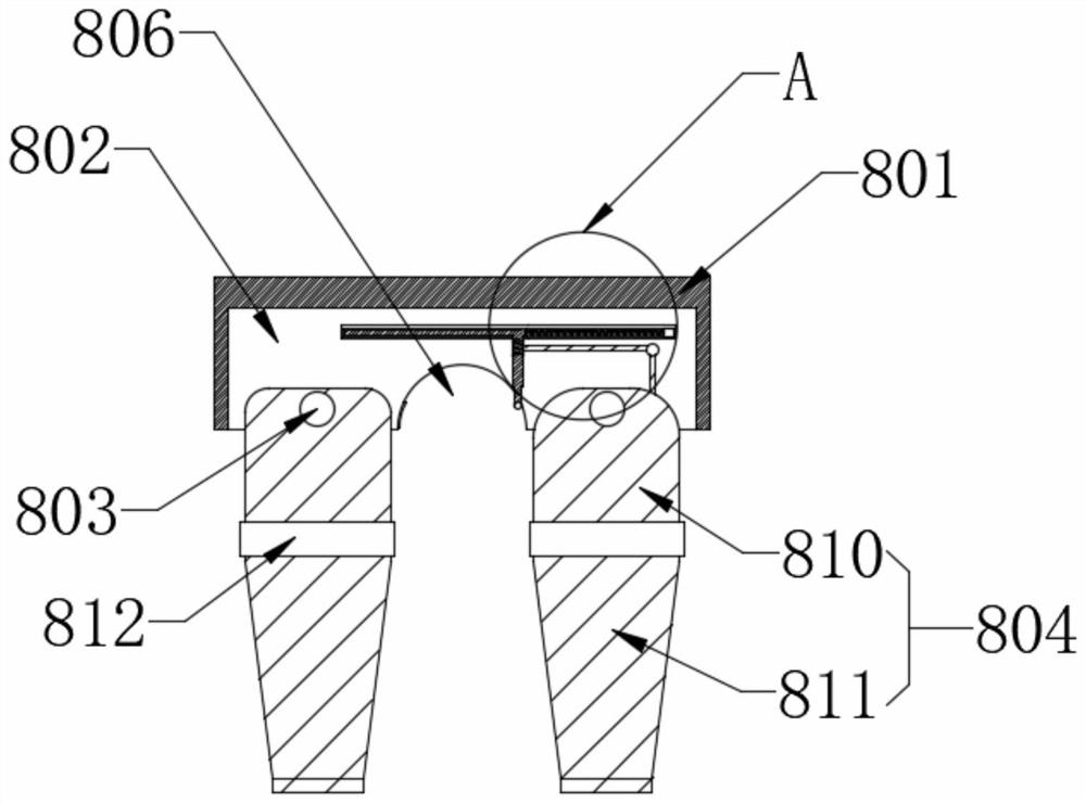 Auxiliary detection device for obstetrics department and use method