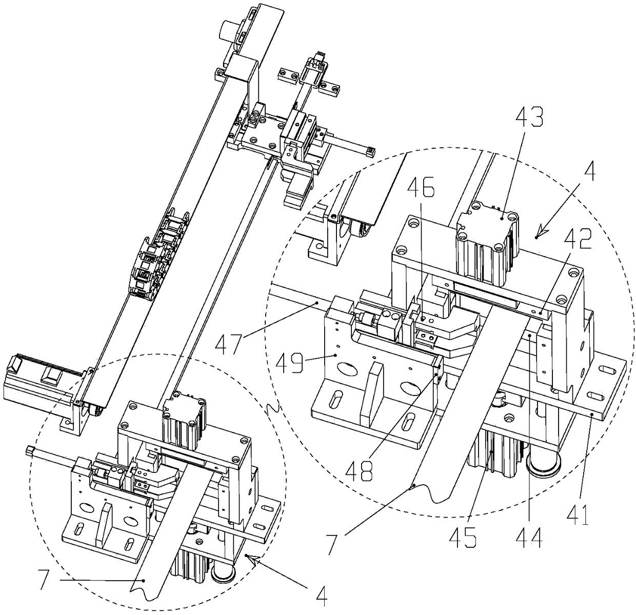 Quality detection and precise cutting method for soluble stanching gauze