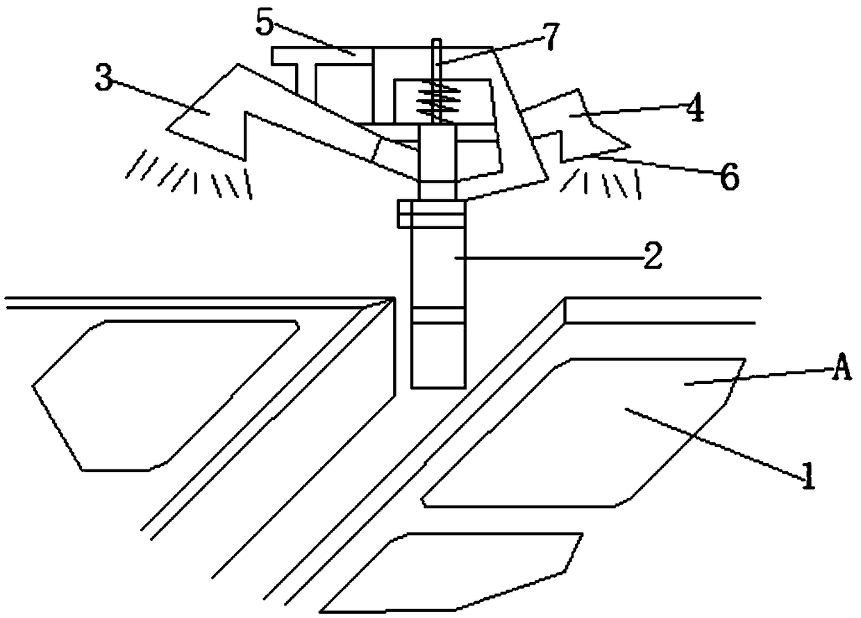 Household photovoltaic assembly with self-cleaning function and working method thereof