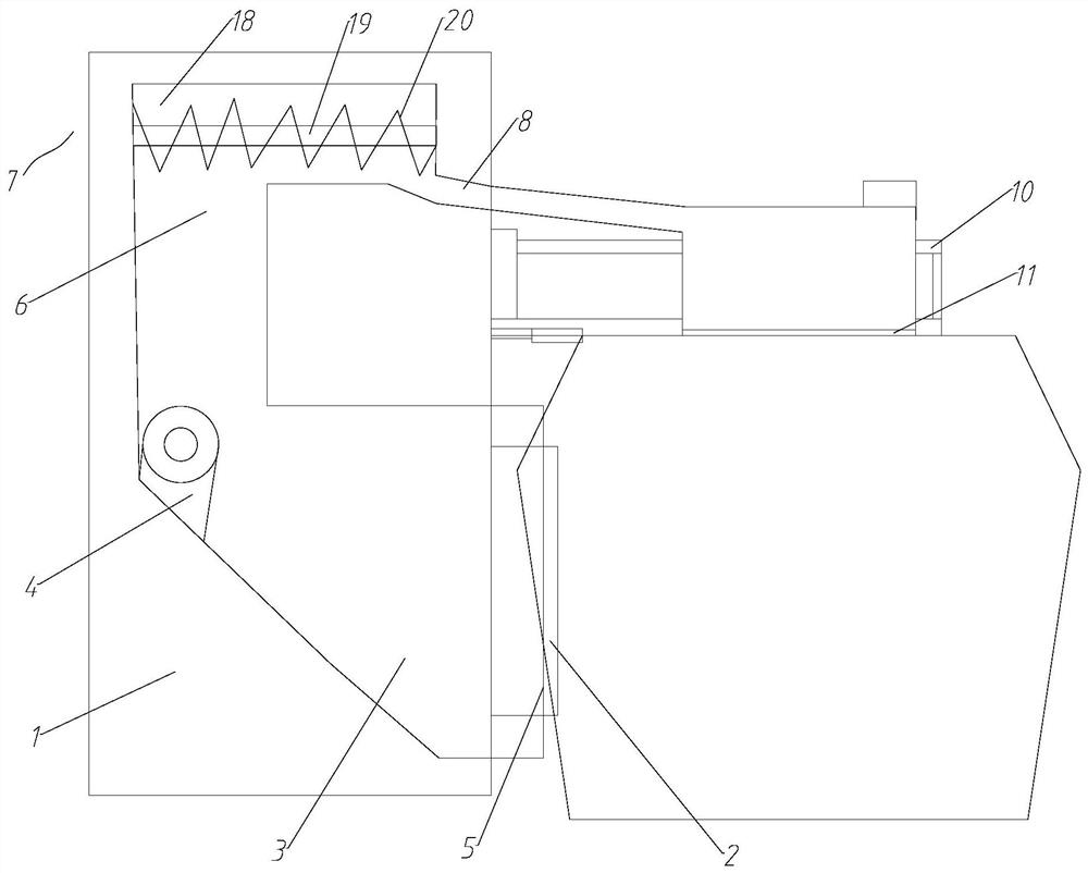 Green belt pruning device