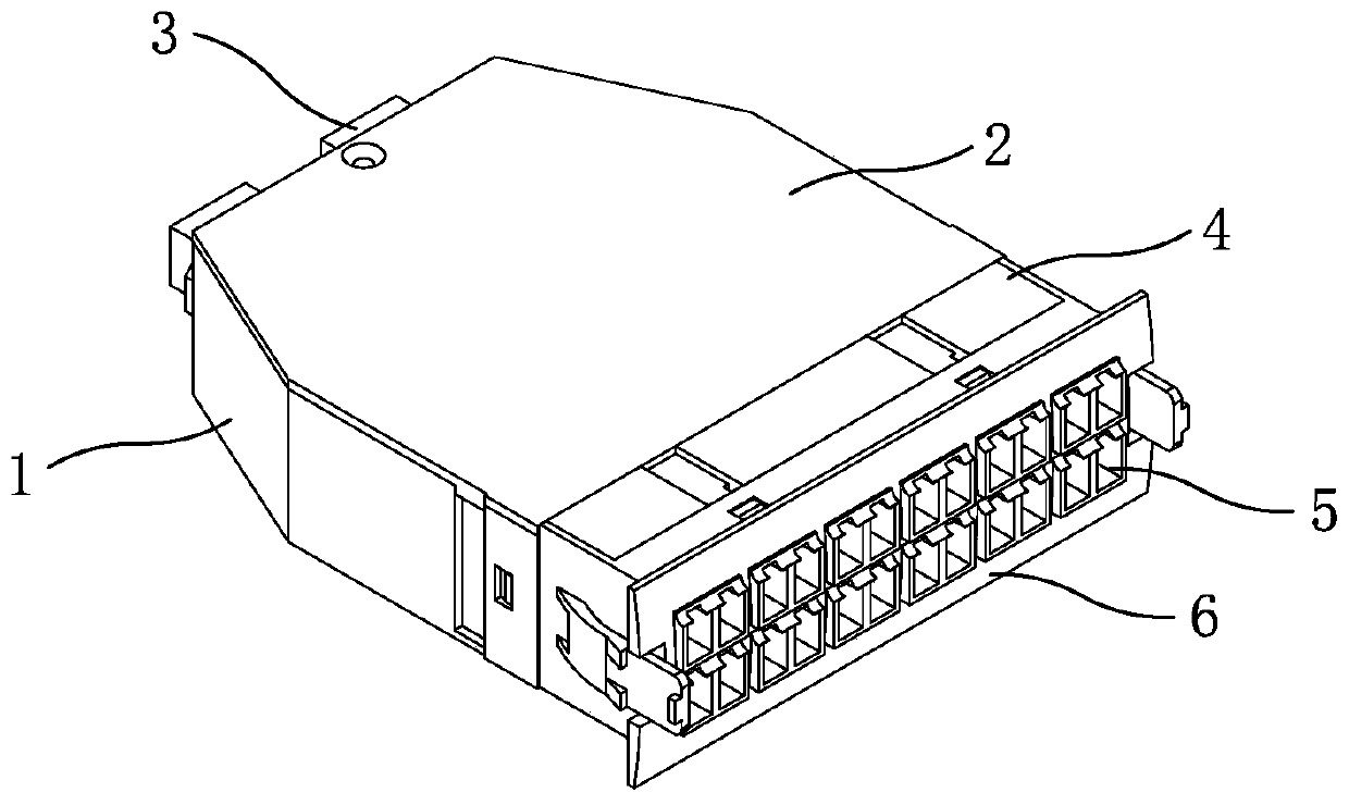 Communication wire harness type conversion module unit and unit box