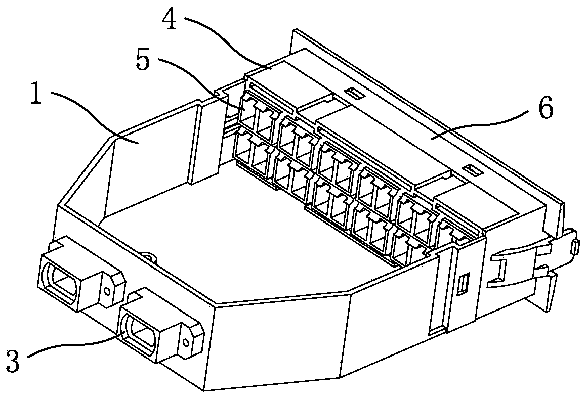 Communication wire harness type conversion module unit and unit box