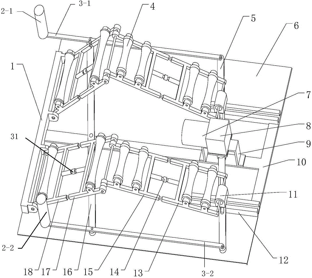 Horizontal rehabilitation training device for upper and lower limbs