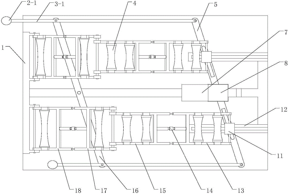 Horizontal rehabilitation training device for upper and lower limbs