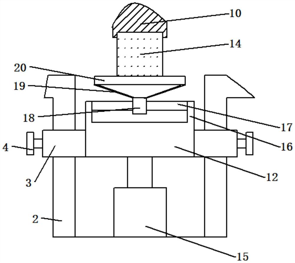 A kind of concrete biaxial strength measuring device and measuring method