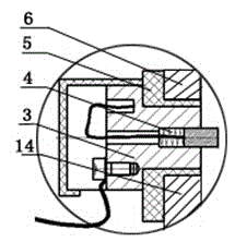 Rotary main shaft device for micro electric spark machining machine