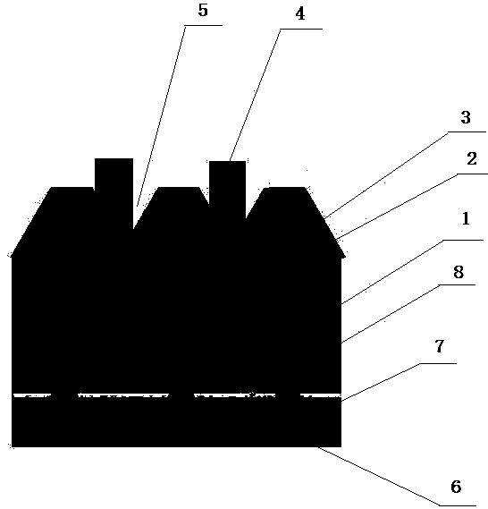 Single-crystal silicon-based nano-inverted pyramid-structured back-passivated solar cells