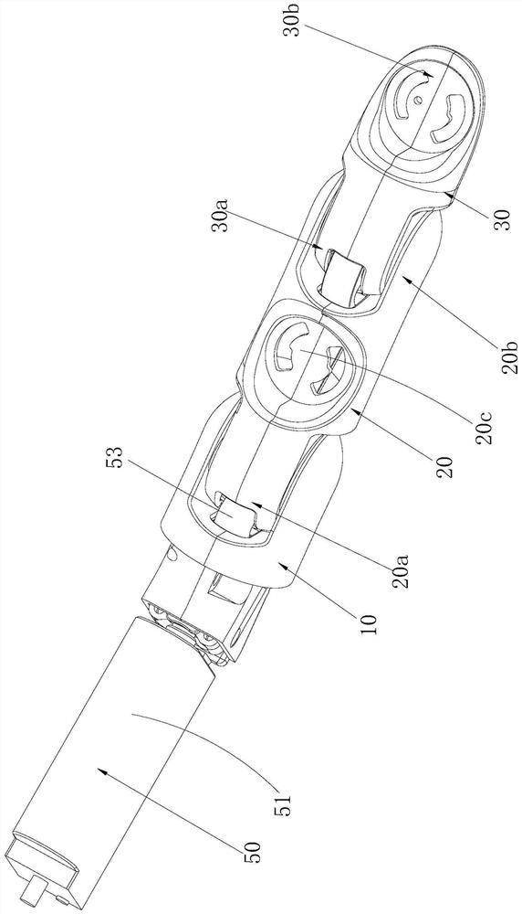 Connecting rod structure, robot fingers and robot