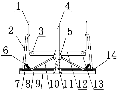 Automatic blanking machine pay-off disc of mining anchor cable