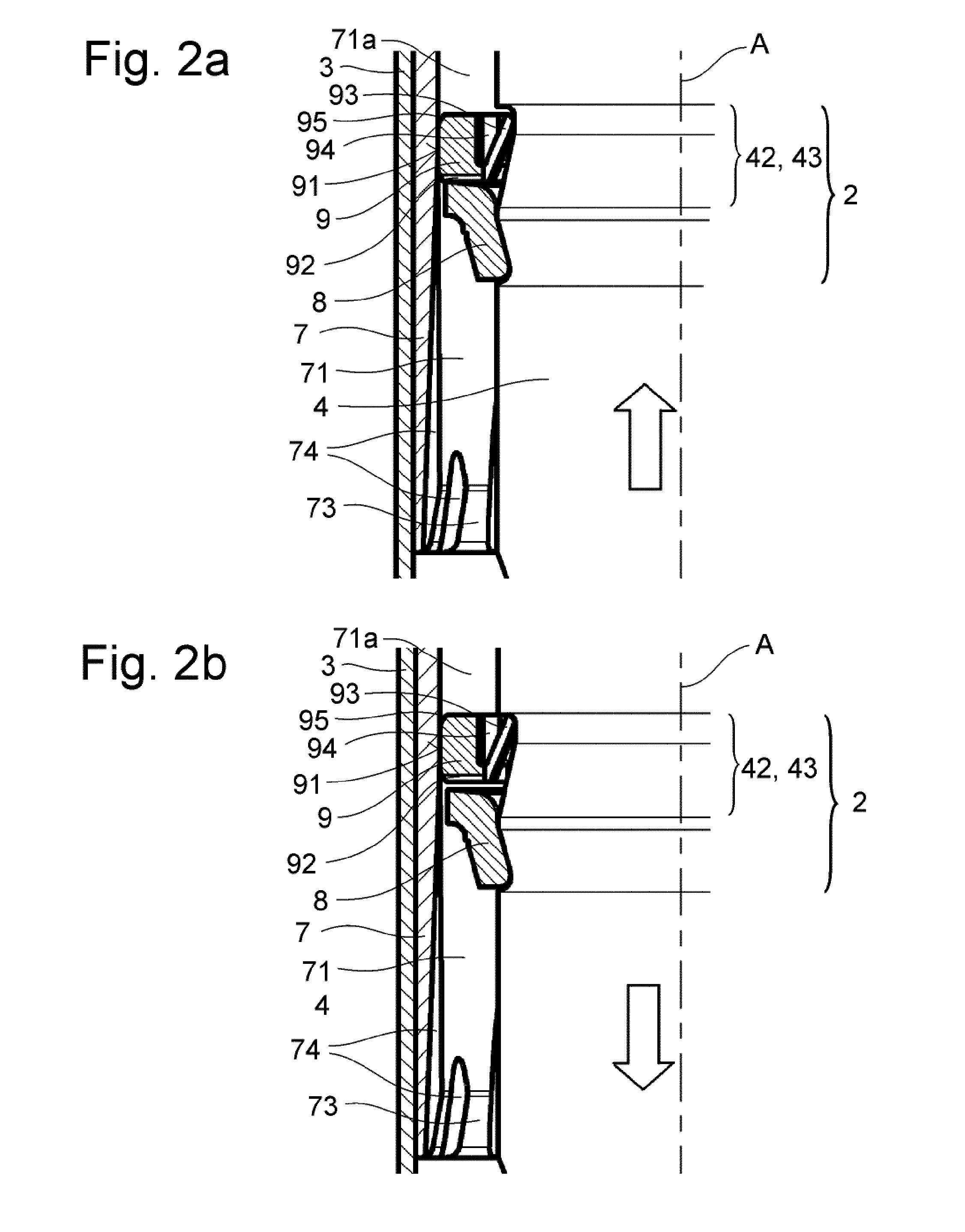 Vibration damper with a hydraulic end stop