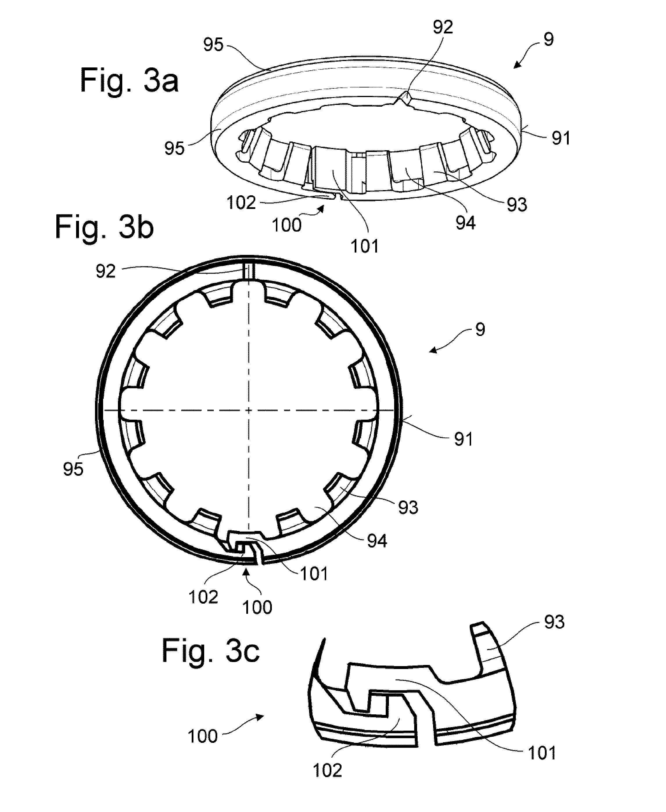 Vibration damper with a hydraulic end stop