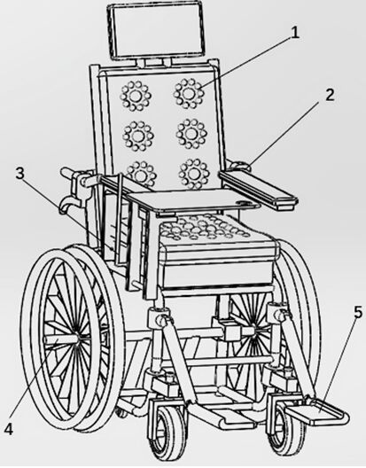 Multifunctional standing-assisting wheelchair