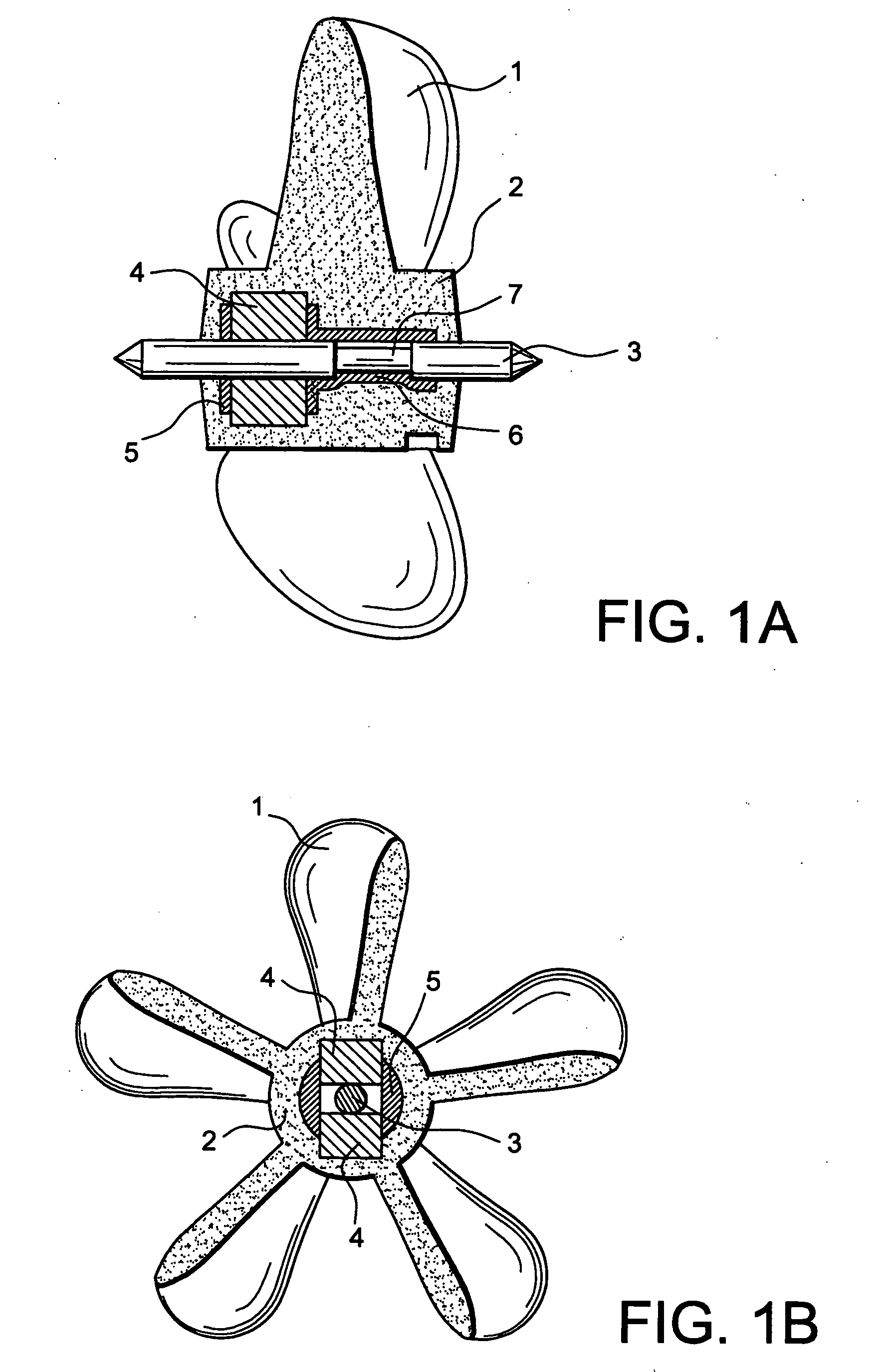 Impeller for data acquisition in a flow