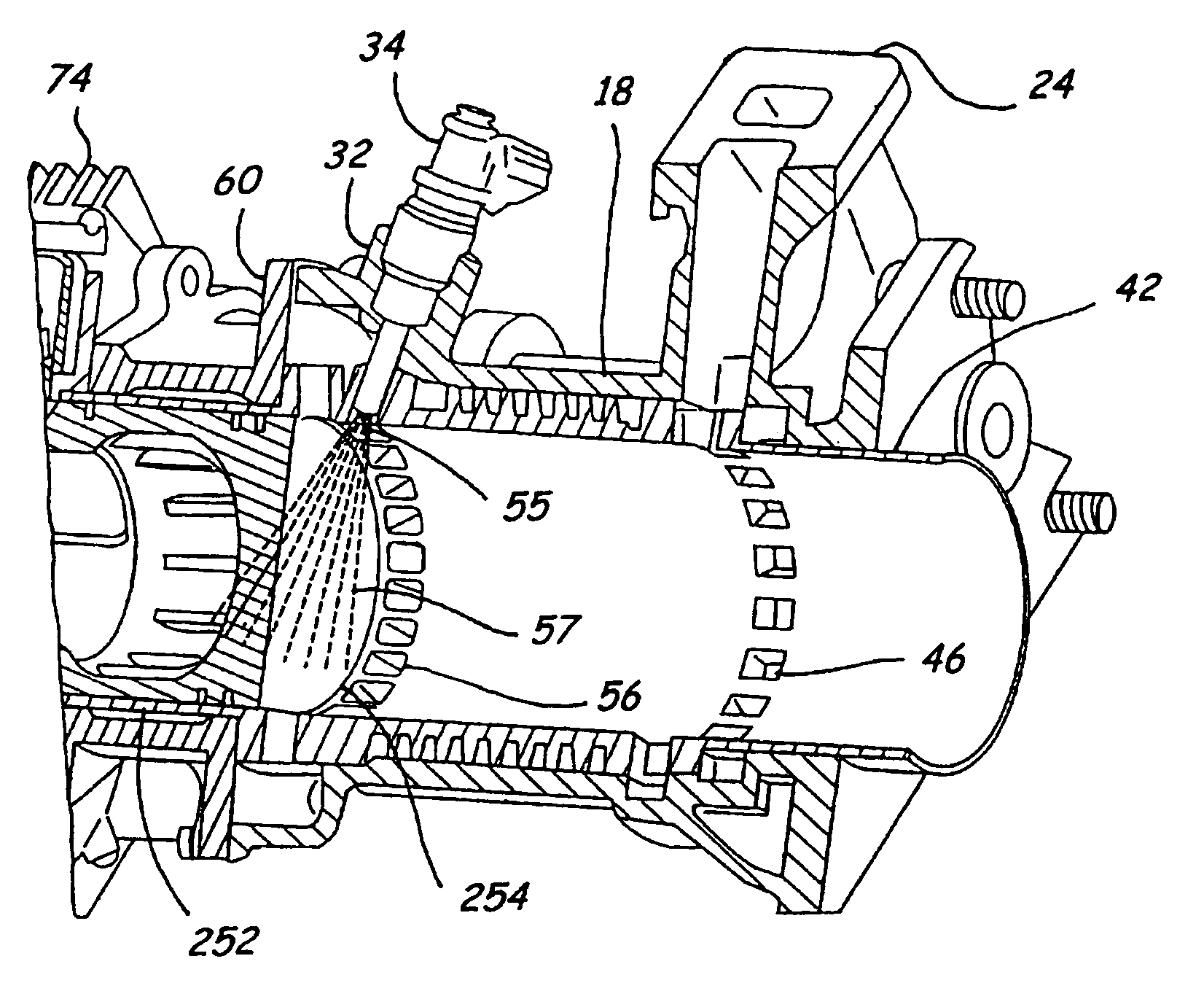 Fuel injection for a free piston engine