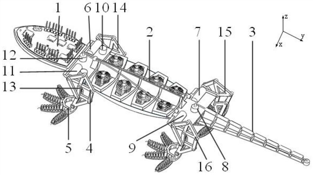 Wind-vibration-resistant climbing and attaching robot imitating Anleski