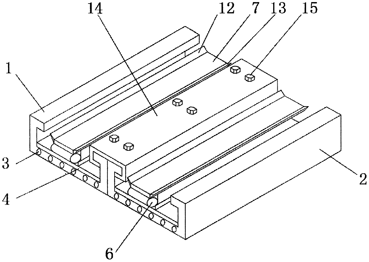 Drainage module component for house construction