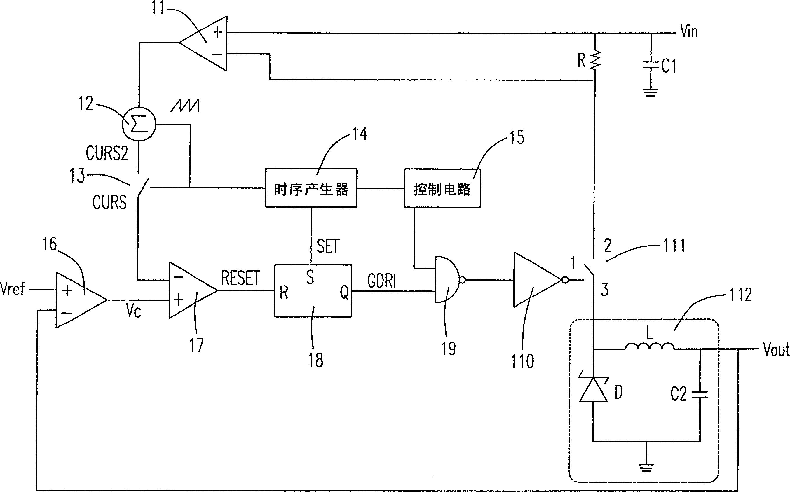 Controlling circuit, controlling method and sequence generator for dc-dc converter