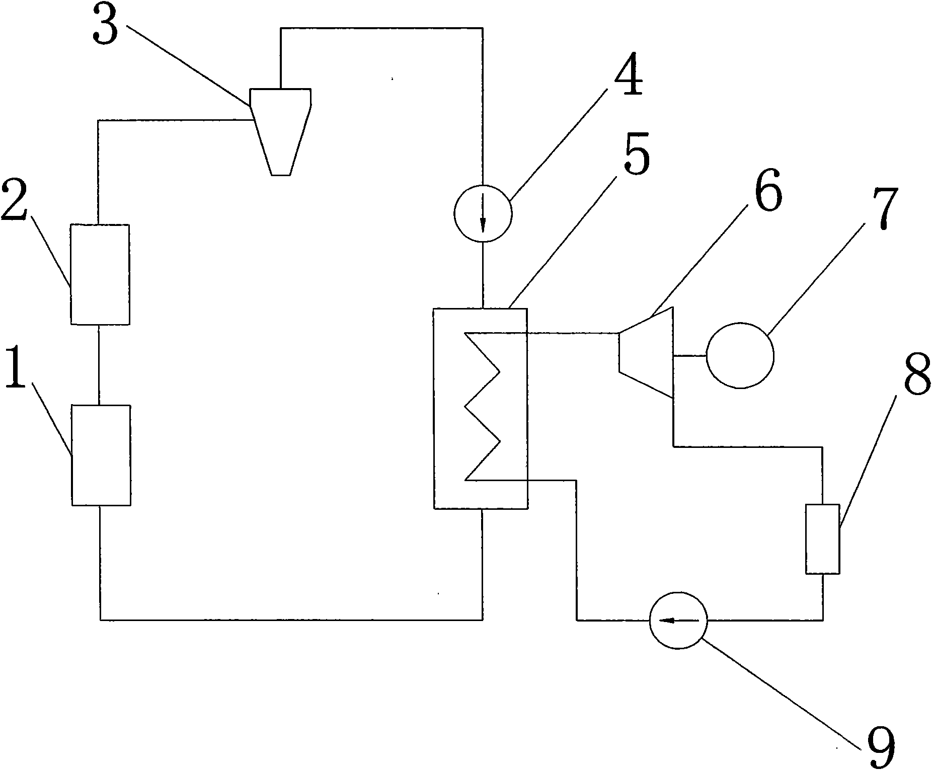 Recovery method of blast furnace slag water residual heat and method thereof