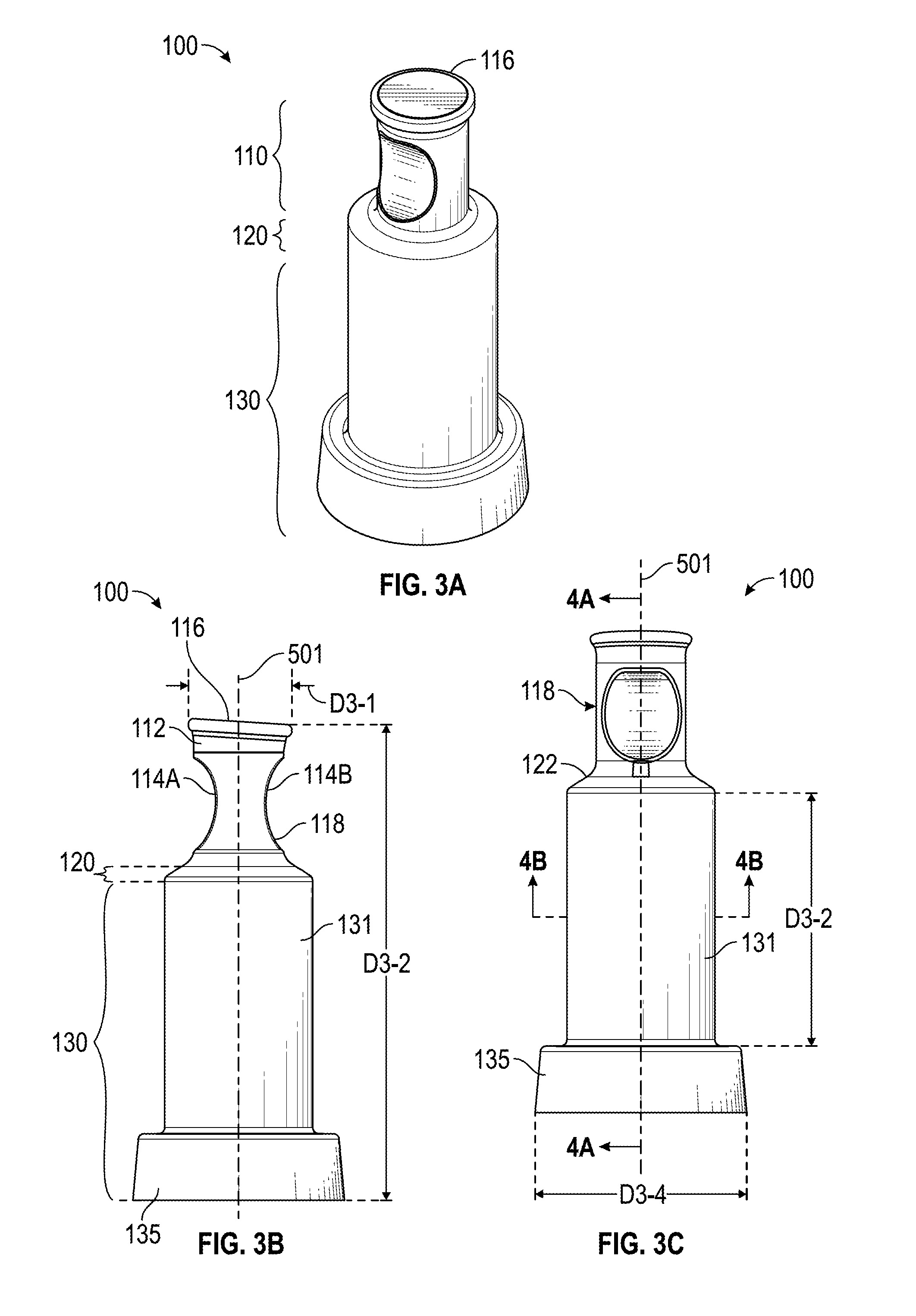 Zero reflux female valve with small priming volume