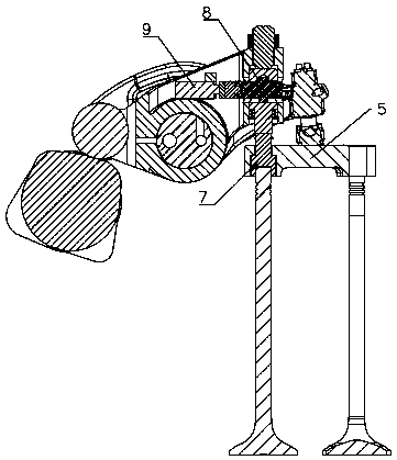 Electromagnetic control engine braking device