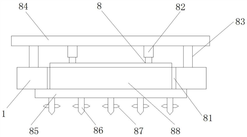 Rapid cuttage device for litchi planting