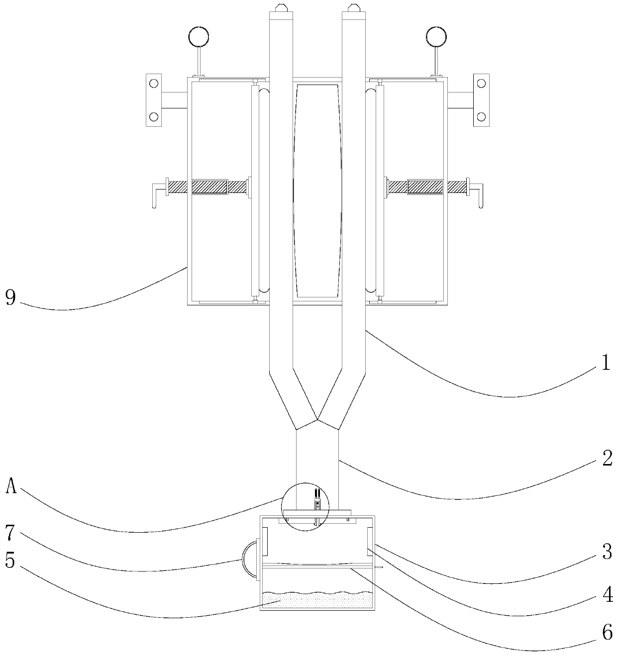 Ventilator pipeline system