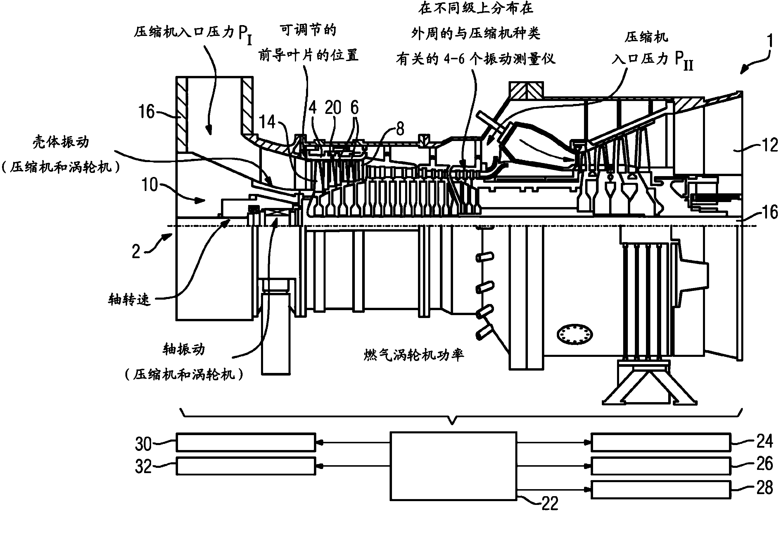 Method for avoiding pump surges in a compressor