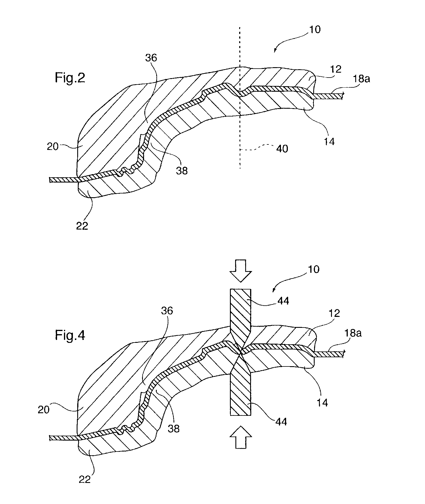 Scrap shape retention