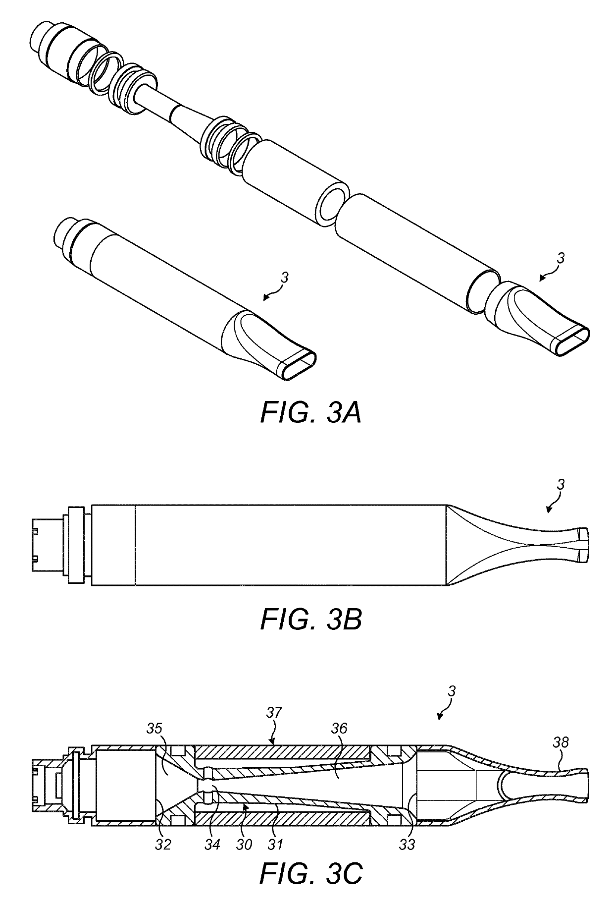 Aerosol guiding device and aerosol generating system comprising said aerosol guiding device