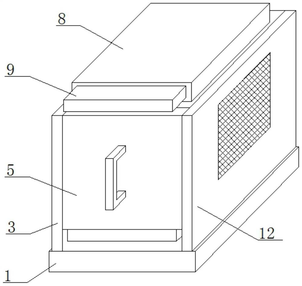 Industrial control computer case convenient for internal maintenance