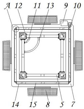 A high-safety electric tower structure for field use that can prevent plants from coiling