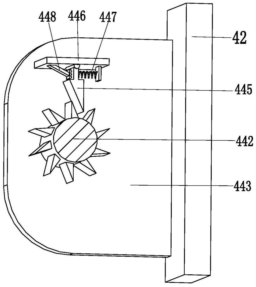 A filling and compacting wall decoration robot for dry-hanging stone