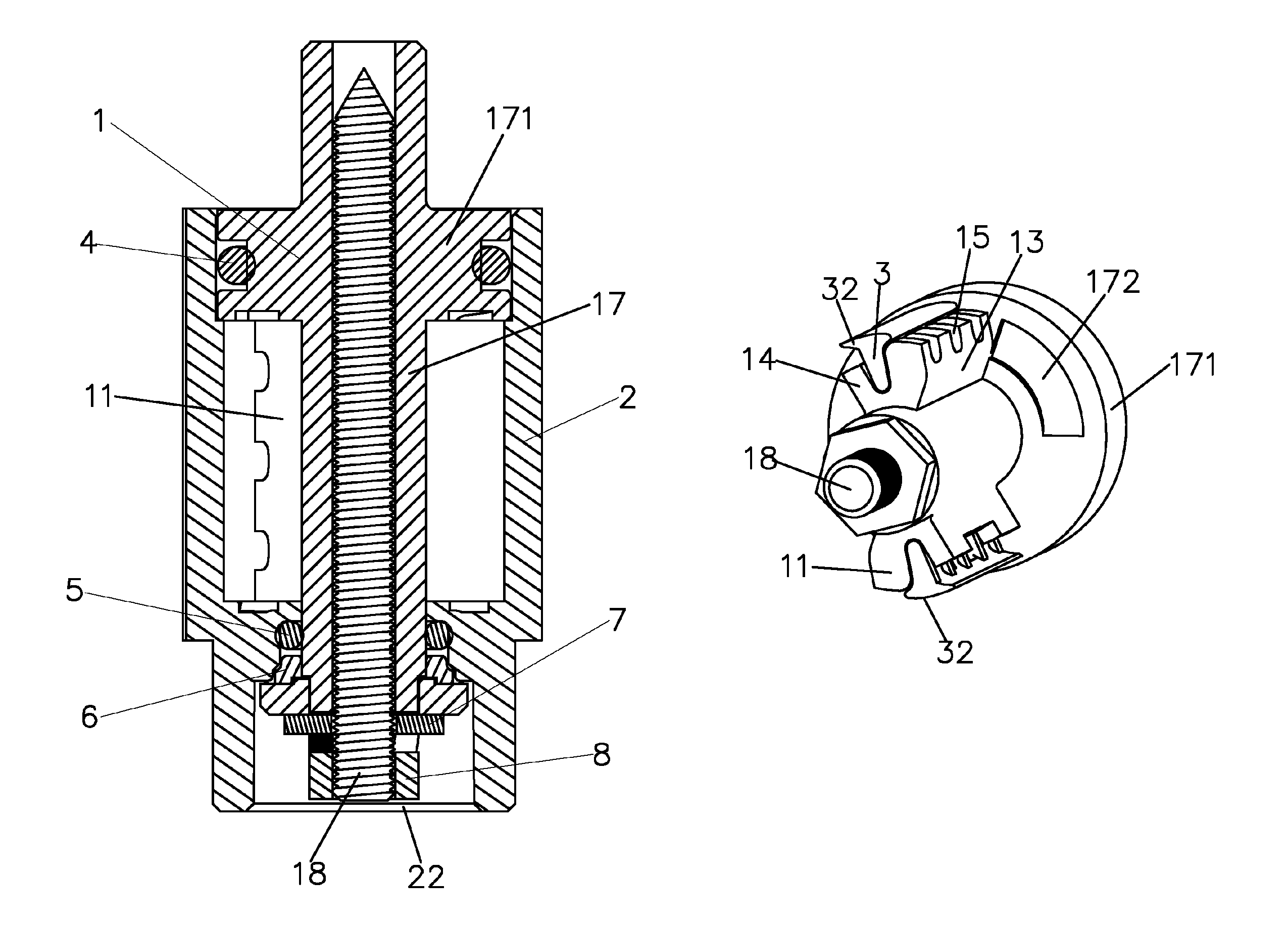 Damping device