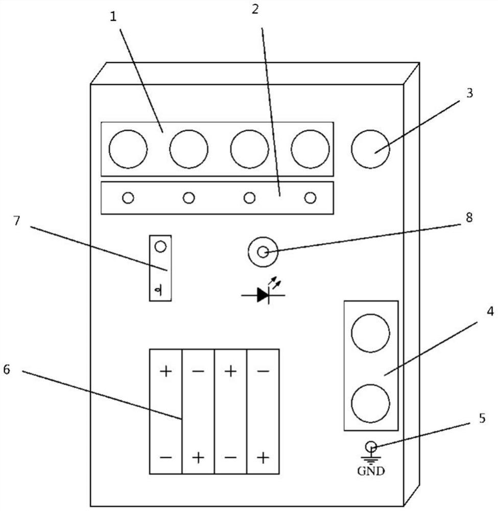 Climate laboratory test three-phase inconsistent time relay automatic commutation device